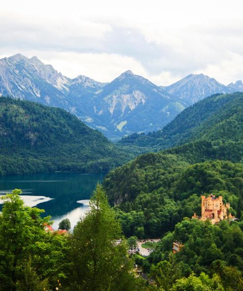 Ein schöner Blick auf Füssen