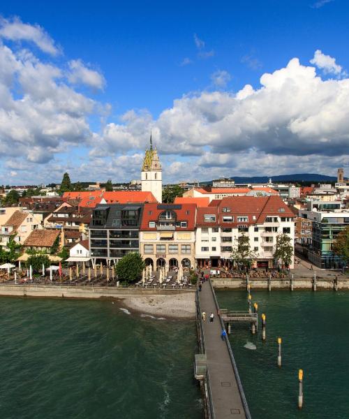 A beautiful view of Friedrichshafen.