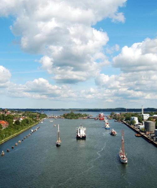 Una bellissima vista di Kiel