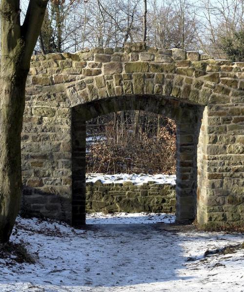 Krásný pohled na město Neu Isenburg