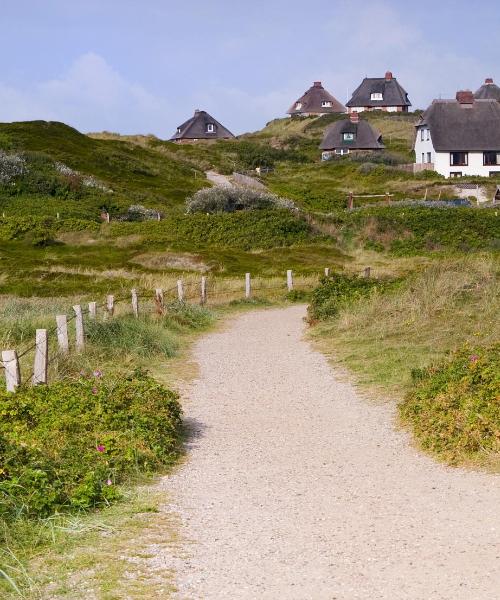 Una bonita panorámica de Westerland, una ciudad popular entre nuestros usuarios