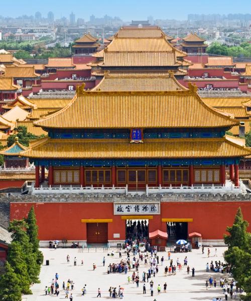 Una hermosa vista de Beijing atendida por Aeropuerto internacional de Pekín Capital