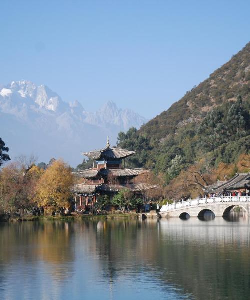 A beautiful view of Lijiang – city popular among our users.