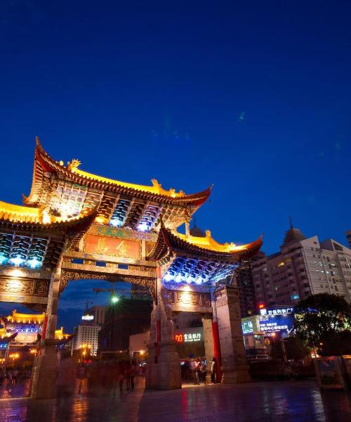 A beautiful view of Kunming – city popular among our users.