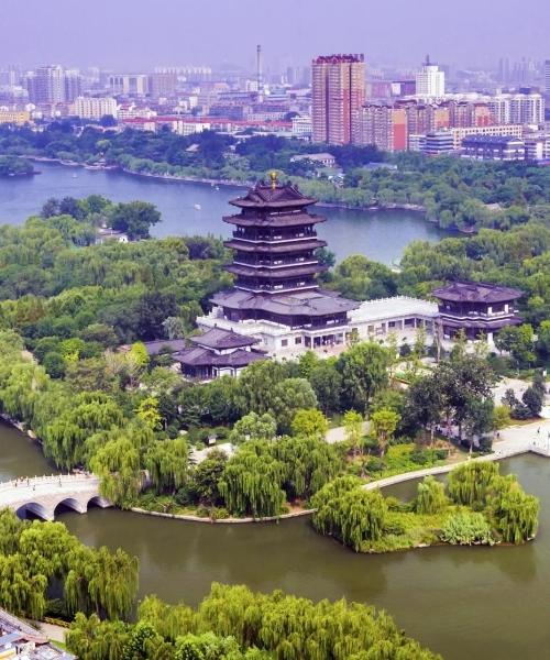 A beautiful view of Jinan