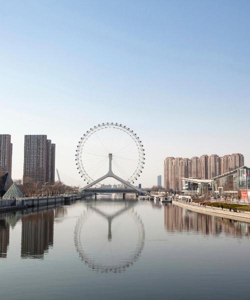 Een mooi uitzicht op Tianjin