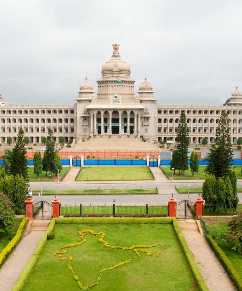 A beautiful view of Bangalore serviced by Kempegowda International Airport