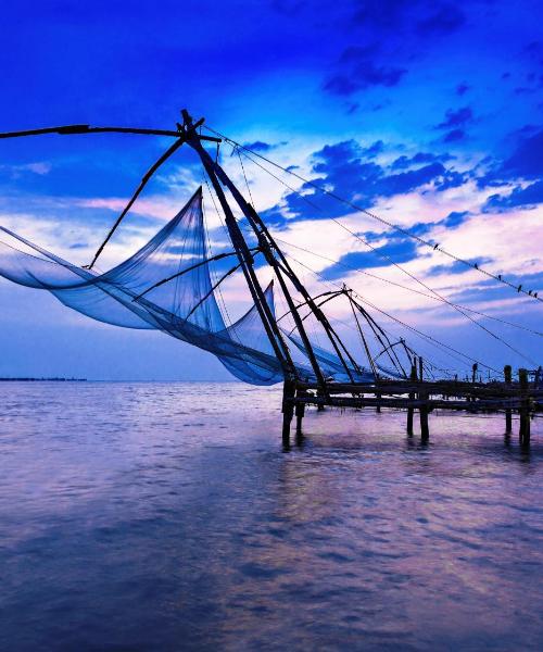 A beautiful view of Cochin