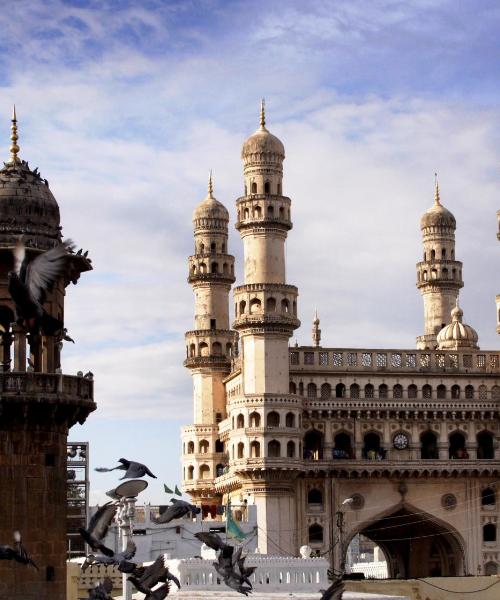 Linna Hyderabad kaunis vaade