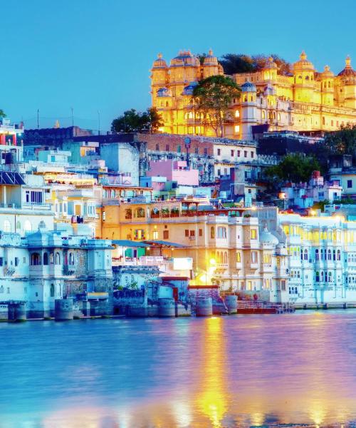 Una bonita panorámica de Udaipur, una ciudad popular entre nuestros usuarios