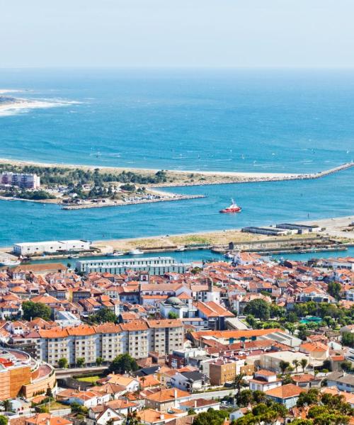 Uma bela vista de Viana do Castelo