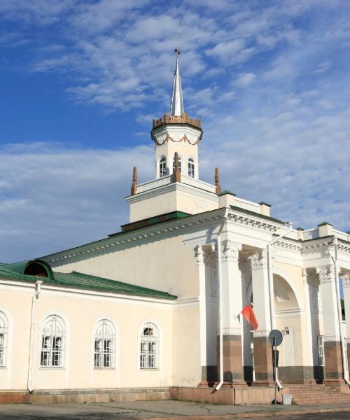 A beautiful view of Bishkek.