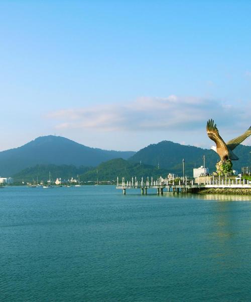 A beautiful view of Kuah serviced by Langkawi Airport