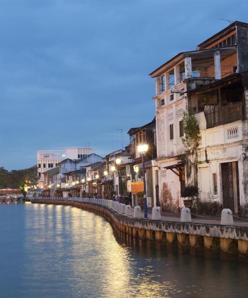 Una bonita panorámica de Melaka