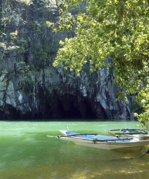 Puerto Princesa City şehrinden güzel bir manzara