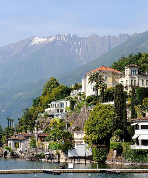 Krásný pohled na město Ascona