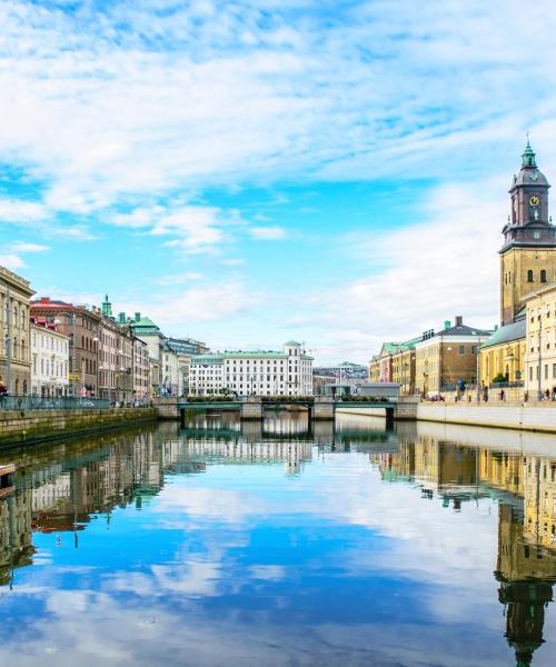 Krásny pohľad na mesto Göteborg