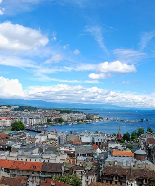 A beautiful view of Geneva – city popular among our users.