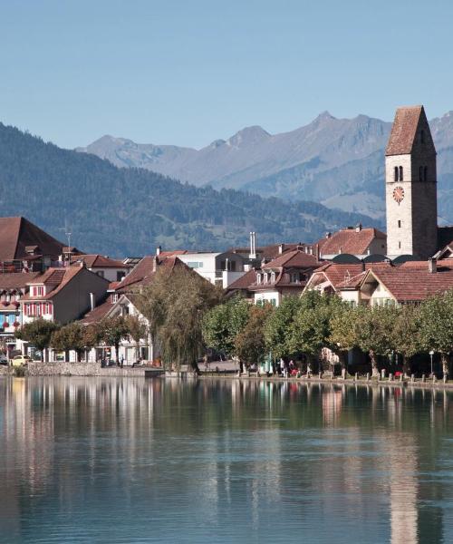 Ein schöner Blick auf Interlaken