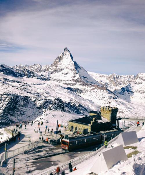 A beautiful view of Zermatt.