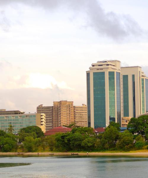 A beautiful view of Dar es Salaam serviced by Julius Nyerere International Airport.