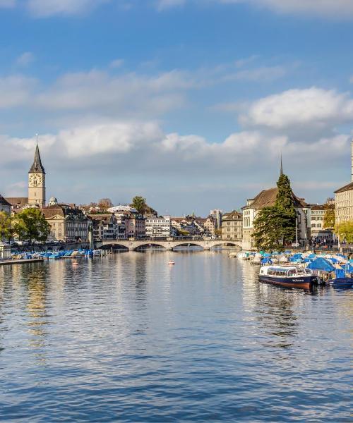 A beautiful view of Zürich.