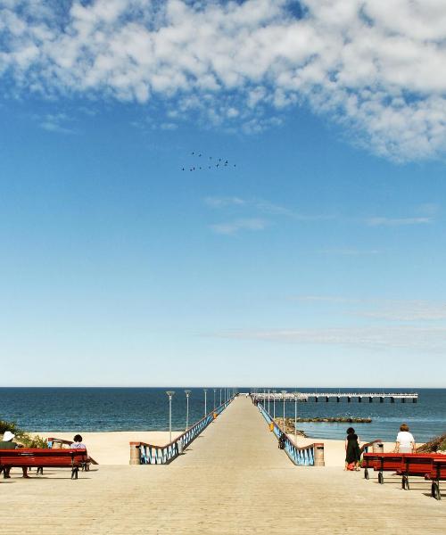 A beautiful view of Palanga serviced by Palanga Airport