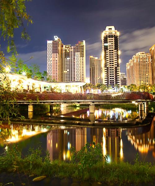 A beautiful view of Taichung serviced by Taichung International Airport