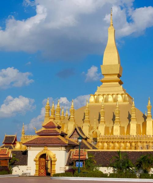 A beautiful view of Vientiane.