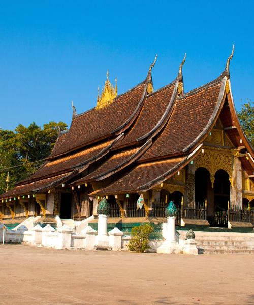 Piękny widok na miasto Luang Prabang