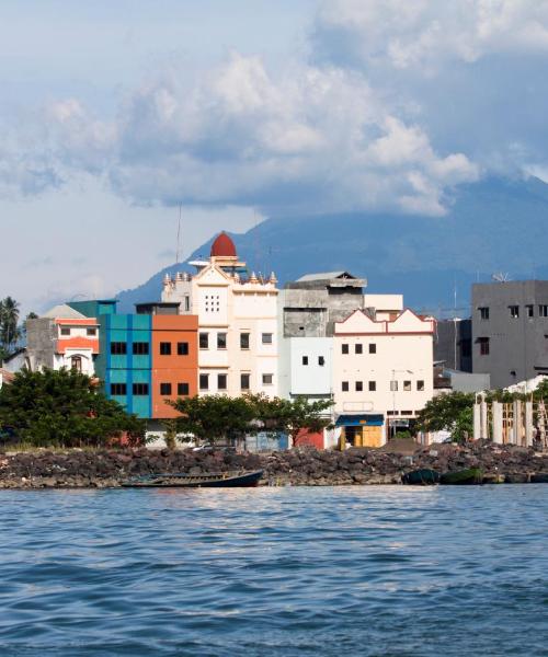 A beautiful view of Manado serviced by Sam Ratulangi Airport.