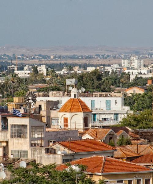 Lefkoşa şehrinden güzel bir manzara