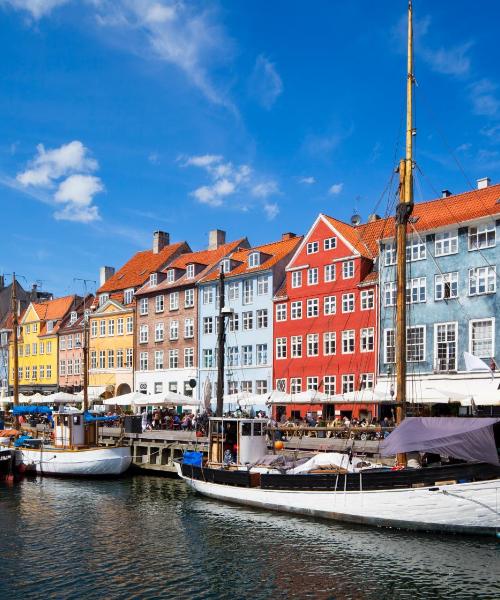 A beautiful view of Copenhagen serviced by Copenhagen Airport.