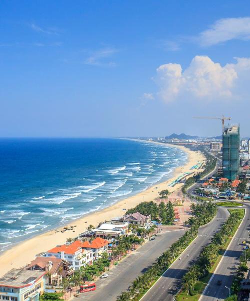 A beautiful view of Da Nang – city popular among our users.