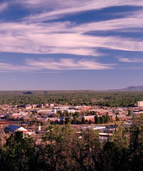 Una bonita panorámica de Flagstaff