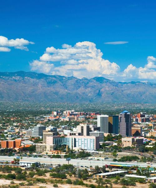 A beautiful view of Tucson.