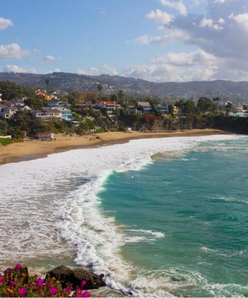 Piękny widok na miasto Laguna Beach