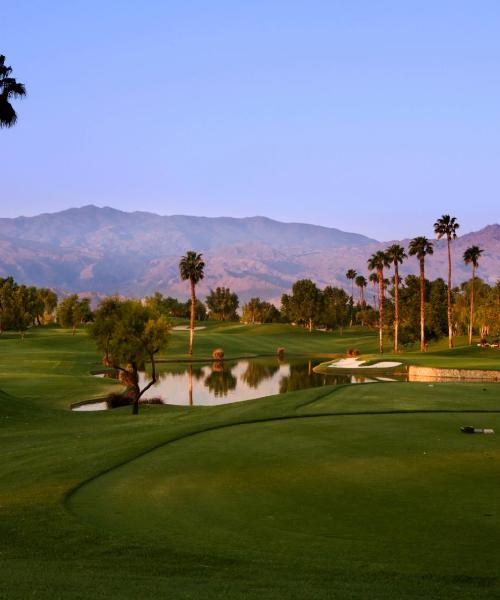 Palm Springs şehrinden güzel bir manzara