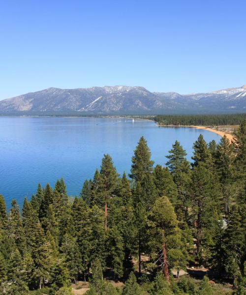 A beautiful view of South Lake Tahoe.