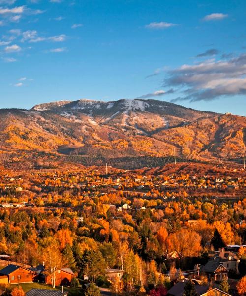 Piękny widok na miasto Steamboat Springs