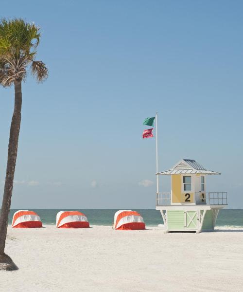 Linna Clearwater Beach kaunis vaade