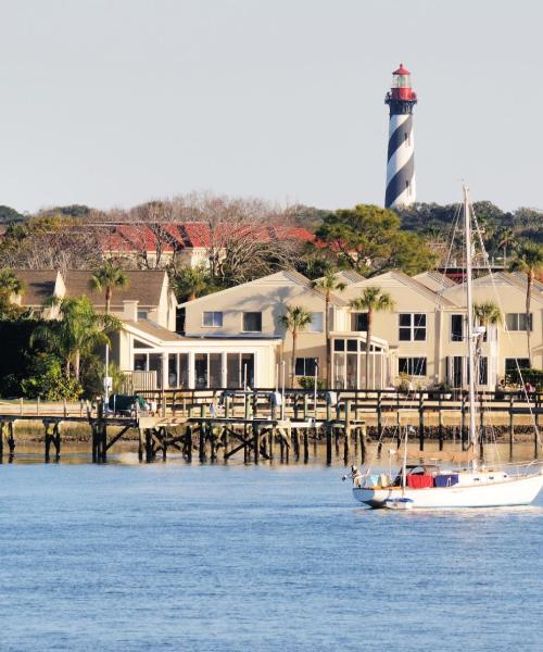 A beautiful view of St. Augustine serviced by Northeast Florida Regional Airport