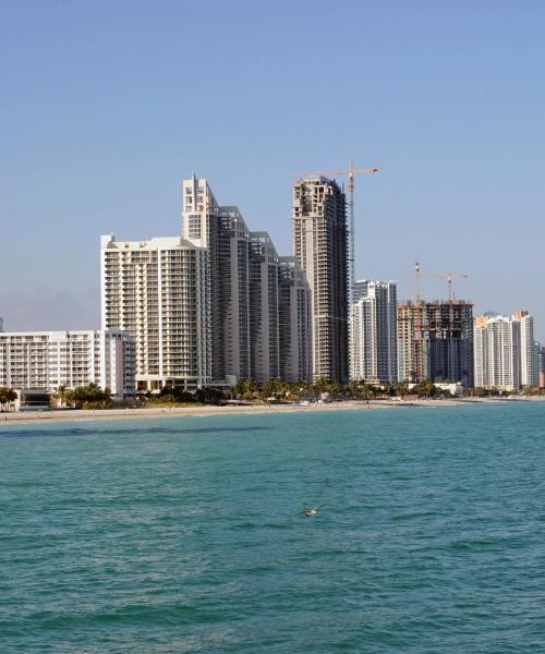 A beautiful view of Sunny Isles Beach.