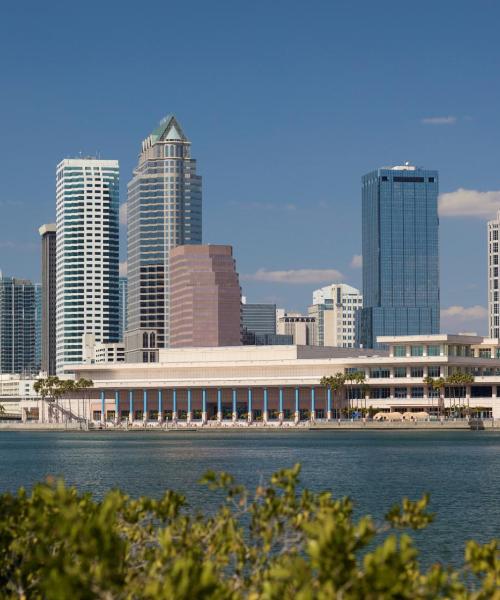 A beautiful view of Tampa serviced by Tampa International Airport