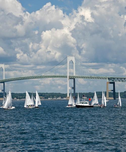 Una bellissima vista di Newport