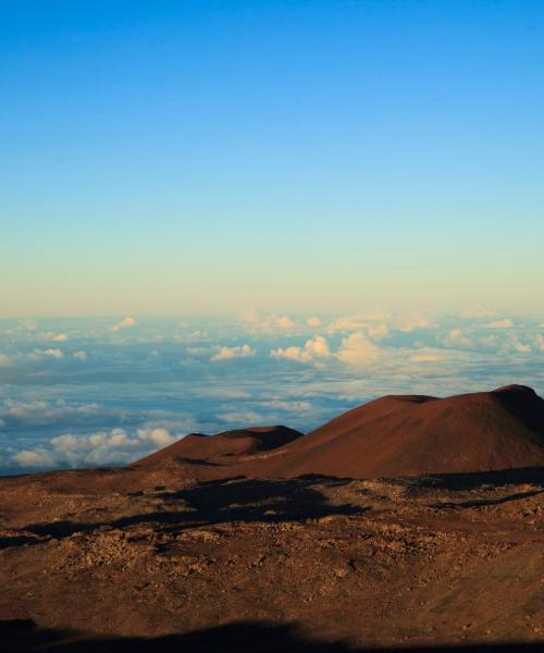 Kailua-Kona şehrinden güzel bir manzara