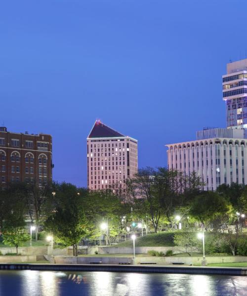 Ein schöner Blick auf Wichita