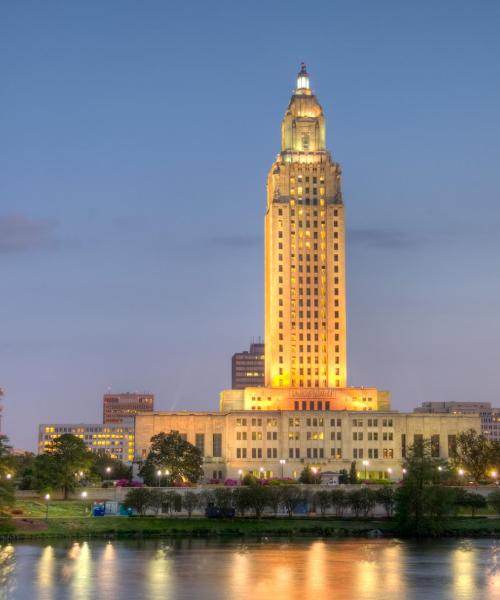 Una panoràmica bonica de Baton Rouge