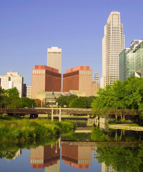 Una hermosa vista de Omaha