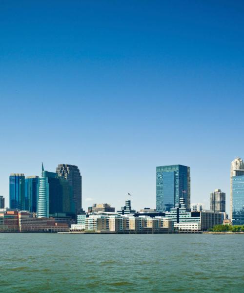 Krásný pohled na město Jersey City